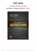Contemporary Advertising &ndash; 17th Edition&comma; Michael F&period; Weigold & William F&period; Arens &vert; Complete Test Bank Chapters 1&ndash;18