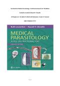 Test Bank for Medical Parasitology&colon; A Self-Instructional Text 7th Edition By Ruth Leventhal & Russell F&period; Cheadle &vert;All Chapters &lpar;1-11&rpar; &vert;Q&As Verified with Rationales &vert; Grade A&plus; Assured &vert;ISBN 9780803675797