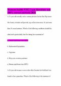 Womens health N582 Exam Questions and 100&percnt; correct answers&vert; 2026