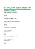  SPI Exam Review&colon; Edelman Updated Exam Questions & Answers With Detailed Rationales &vert; Instant PDF Download