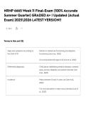 NRNP 6665 Week 11 Final-Exam &lpar;100&percnt; Accurate Summer Quarter&rpar; GRADED A&plus; &vert; Updated &lpar;Actual Exam&rpar; LATEST VERSION&excl;&excl;