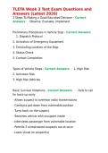 TLETA Week 3 Test Exam Questions and Answers &lpar;Latest 2026&rpar;&period;TLETA Week 3 Test Exam Questions and Answers &lpar;Latest 2026&rpar;&period;