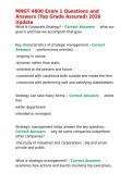 MNGT 4800 Exam 1 Questions and Answers &lpar;Top Grade Assured&rpar; 2026 Update