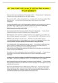 CRC Exam B with all Correct & 100&percnt; Verified Answers &vert;Already Graded A&plus;