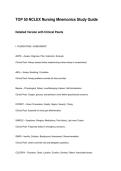 50&plus; Essential Nursing Mnemonics Master Guide - NCLEX&comma; HESI & ATI - Med-Surg&comma; Pharm & OB &lpar;p&period; 1&rpar;
