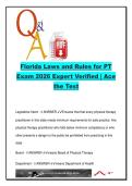 Florida Laws and Rules for PT Exam 2026 &lpar;400&plus; Q&A&rpar; &ndash; Chapter 486 &ndash; Florida Board of Physical Therapy &ndash; Supervision&comma; CE & Disciplinary Actions