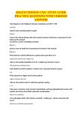 EDGENUTRITION CNSC STUDY GUIDE PRACTICE QUESTIONS WITH VERIFIED ANSWERS
