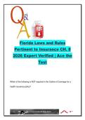 Florida Laws and Rules Pertinent to Insurance CH 8 2026 &lpar;300&plus; Q&A&rpar; &ndash; Chapter 626 & 627 &ndash; Florida Insurance Law &ndash; Licensing&comma; Unfair Trade Practices & Replacement