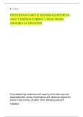 PRITE EXAM PART II 2025&sol;2026 QUESTIONS AND VERIFIED CORRECT SOLUTIONS GRADED A&plus; UPDATED