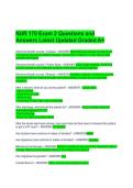 NUR 170  Exams Package Deal -Solved