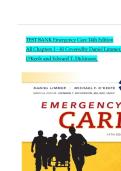 TEST BANK For Emergency Care&comma; 14th Edition by Daniel Limmer&comma; Michael F&period; O'Keefe&comma; Verified Chapters 1 - 41&comma; Complete Newest Version