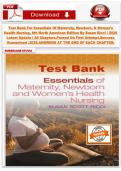 Test Bank for Essentials of Maternity&comma; Newborn&comma; & Women&rsquo;s Health Nursing&comma; 6th North American Edition by Susan Ricci &vert; 2026 Latest Update &vert; All Chapters
