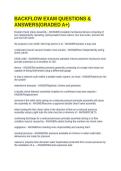 BACKFLOW EXAM QUESTIONS & ANSWERS&lpar;GRADED A&plus;&rpar;
