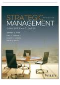 TESTBANK FOR Strategic Management Fifth edition Dyer INSTANT DOWNLOAD TESTBANK