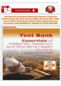Test Bank for Essentials of Maternity&comma; Newborn&comma; & Women&rsquo;s Health Nursing&comma; 6th North American Edition by Susan Ricci &vert; 2026 Latest Update &vert; All Chapters