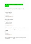 HAPS Exam Prep with Questions and Answers