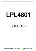 LPL4801 EXAM PACK 2023