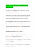 HAPS Exam Study Set with Questions and Answers