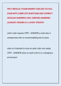 PECT MODULE 2 EXAM NEWEST 2026-2027 ACTUAL  EXAM WITH COMPLETE QUESTIONS AND CORRECT  DETAILED ANSWERS &lpar;100&percnt; VERIFIED ANSWERS&rpar;  &vert;ALREADY GRADED A&plus;&vert; LATEST UPDATE&excl;&excl;