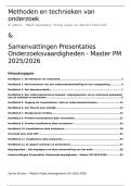 Tentamenstof Onderzoeksvaardigheden Master Projectmanagement HU 2025-2026
