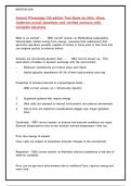Animal Physiology 5th edition Test Bank by Hills&comma; Wyse&comma;  Anderson actual questions and verified answers with  complete solutions&vert;&vert;ISBN&colon;9780197553596