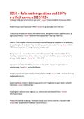 D220 &ndash; Informatics questions and 100&percnt;  verified answers 2025&sol;2026 