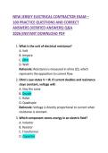 New Jersey Electrical Contractor Exam &ndash; Practice Questions and Correct Answers