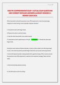 HESI PN COMPREHENSIVE EXAM 1 ACTUAL EXAM QUESTIONS AND CORRECT DETAILED ANSWERS &vert;ALREADY GRADED A&plus; NEWEST 2025&sol;2026