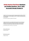 ScribeAmerica Final Exam Questions and Verified Solutions &vert; Get It 100&percnt; Accurate&excl;&excl; Already Graded A&plus;