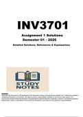 INV3701 - ASSIGNMENT 1 SOLUTIONS &lpar; SEMESTER 1 2026 &rpar;