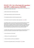 EXAM 1 CH&period; 3 & 4 &lpar;Test bank Q's&rpar; questions  and 100&percnt; verified Answers 2025&sol;2026
