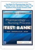 Test Bank For Pharmacology And The Nursing Process 10th Edition Chapter 1-58 Questions And Verified Answers 2026 Update &period;pdf