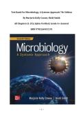 Test Bank For Microbiology&colon;A Systems Approach 7th  Edition By Marjorie Kelly Cowan&comma; Heidi Smith&vert; All Chapters &lpar;1-25&rpar; &vert; Q&As Verified &vert; Grade A&plus; Assured &vert;ISBN 9781260451191