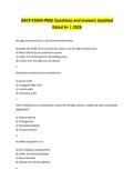 ABCP-EXAM-PBSE Questions and answers Updated Rated A&plus; &vert; 2026 