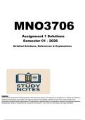 MNO3706 - ASSIGNMENT 1 SOLUTIONS &lpar; SEMESTER 1 2026 &rpar;