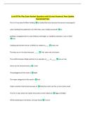 Lord Of The Flies Exam Review Questions with Correct Answers&vert; New Update 