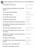 FAA Pilot Certification &sol; Prerequisites&comma; Tests & Solo Flight Regulations &sol; Exam Prep 2025 &sol; Score 100&percnt; Study Guide & Test Bank