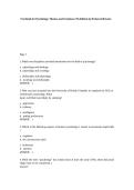 Latest 2025&ndash;2026 Psychology Test Bank &vert; Themes and Variations 7e Weiten & McCann Exam Questions & Answers