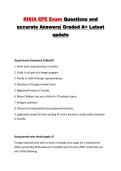 RISIA EPE Exam Questions and accurate Answers&vert; Graded A&plus; Latest update