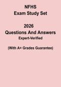 NFHS Exam Study Set &ndash; 2026 Practice Questions & Test Prep PDF