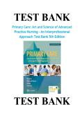 Primary Care&colon; The Art and Science of Advanced Practice Nursing &lpar;5th Edition&rpar; &ndash; Test Bank &vert; Lynne M&period; Dunphy et al&period; &vert; Complete Exam Preparation Resource