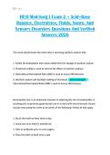 HESI Med-Surg I Exam 2 &ndash; Acid&ndash;Base Balance&comma; Electrolytes&comma; Fluids&comma; Neuro&comma; And Sensory Disorders Questions And Verified Answers 2026