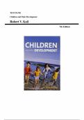Children and Their Development &ndash; 7th Edition by Robert V&period; Kail &vert; Complete Test Bank for Chapters 1&ndash;15