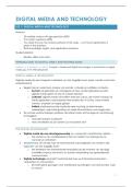 Samenvatting -  Digital Media & Technology &lpar;S0P72a&rpar;