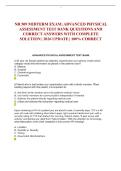 NR 509 MIDTERM EXAM&colon; ADVANCED PHYSICAL ASSESSMENT TEST BANK QUESTIONS AND CORRECT ANSWERS WITH COMPLETE SOLUTION &vert; 2026 EDITION &vert; 100&percnt; CORRECT
