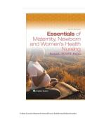 Test Bank for Essentials of Maternity&comma; Newborn&comma; & Women&rsquo;s Health Nursing&comma; 6th North American Edition &ndash; Susan Ricci &vert; 2025&sol;2026 Latest Update