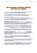 BMS 127 MIDTERM 1 EXAM WITH COMPLETE SOLUTIONS 100&percnt; VERIFIED&excl;&excl;