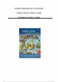 Children's Books in Children's Hands&colon; A Brief Introduction to Their Literature &ndash; 6th Edition by Charles A&period; Temple&comma; Miriam Martinez & Junko Yokota &vert; Instructor&rsquo;s Manual & Complete Test Bank for Chapters 1&ndash;11
