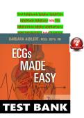 Test Bank for ECGs Made Easy 7th Edition by Barbara J&period; Aehlert&vert; 9780323832878&vert; All Chapters 1-10&vert; LATEST