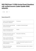 NSG 3160 Exam 1 &vert;&vert; 2026 &lpar;Actual Exam&rpar; Questions with verified Answers &lpar;Latest Update 2026&rpar; UPDATE&excl;&excl;